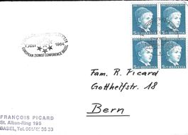 FDC Pro Juventute  Viererblock 1964