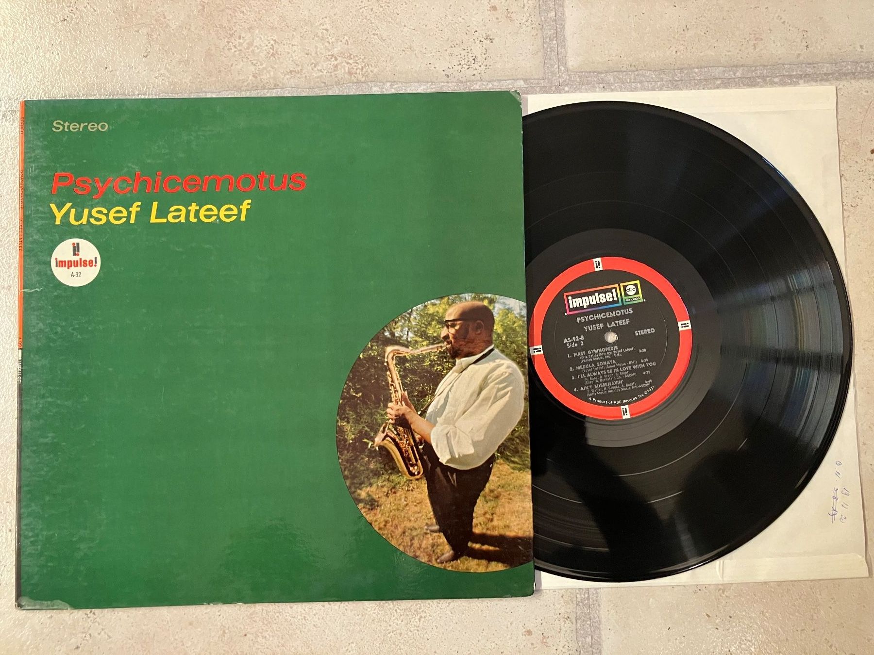 Dischi in vinile: Yusef Lateef - Psychicemotus, Jazz LP – Usato da Widen venduto da DexterGordon
