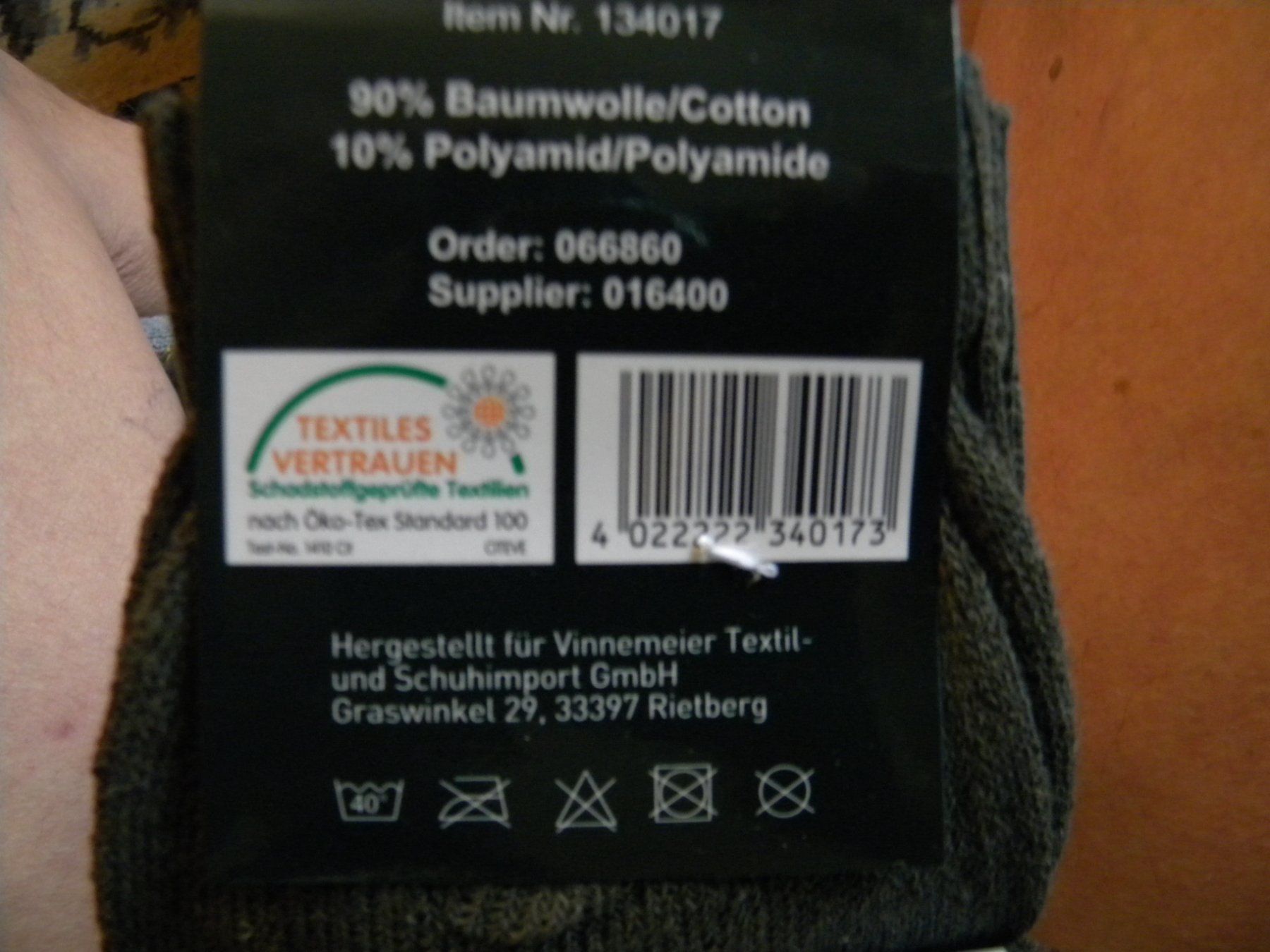Calze: Warme Baumwoll-Socken 10x – Nuovo e nell'imballaggio originale da Bühler venduto da Wini100 2