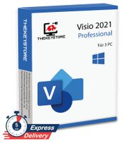 Microsoft Visio 2021 Professional - Für 3 PC