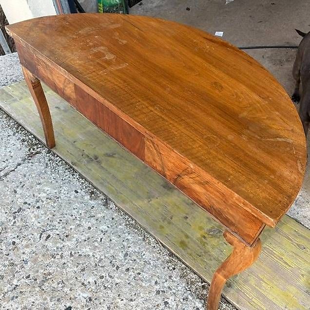 Tables: Table demi-lune en noyer – D'occasion à Le Locle par Sam54 3