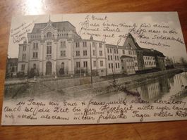 Kaserne Yverdon, 1905l, Feldpoststempel,