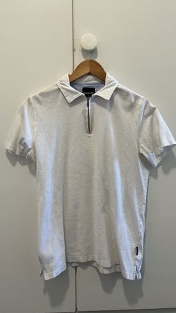 Galileo Slim Fit Zip-Up Polo Shirt