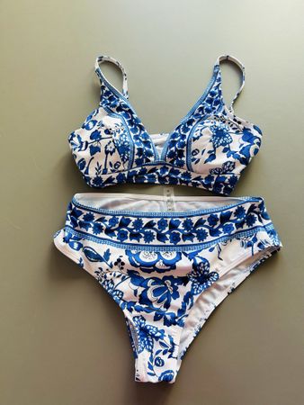 Maillot de bain deux pièces fleuri - Taille M Été