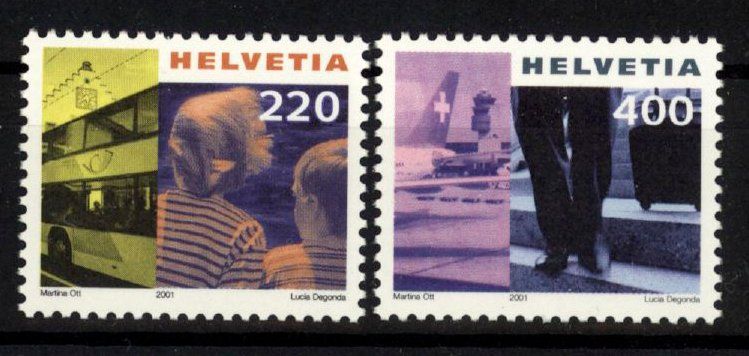 Tutti i francobolli: 2001, Dauermarken Tourismus II ** (2) – Usato da Willisau venduto da Vollstempel