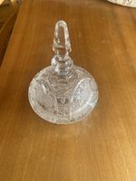 Kristallglas Deckel Dose Bonboniere Vintage Schliffglas 49