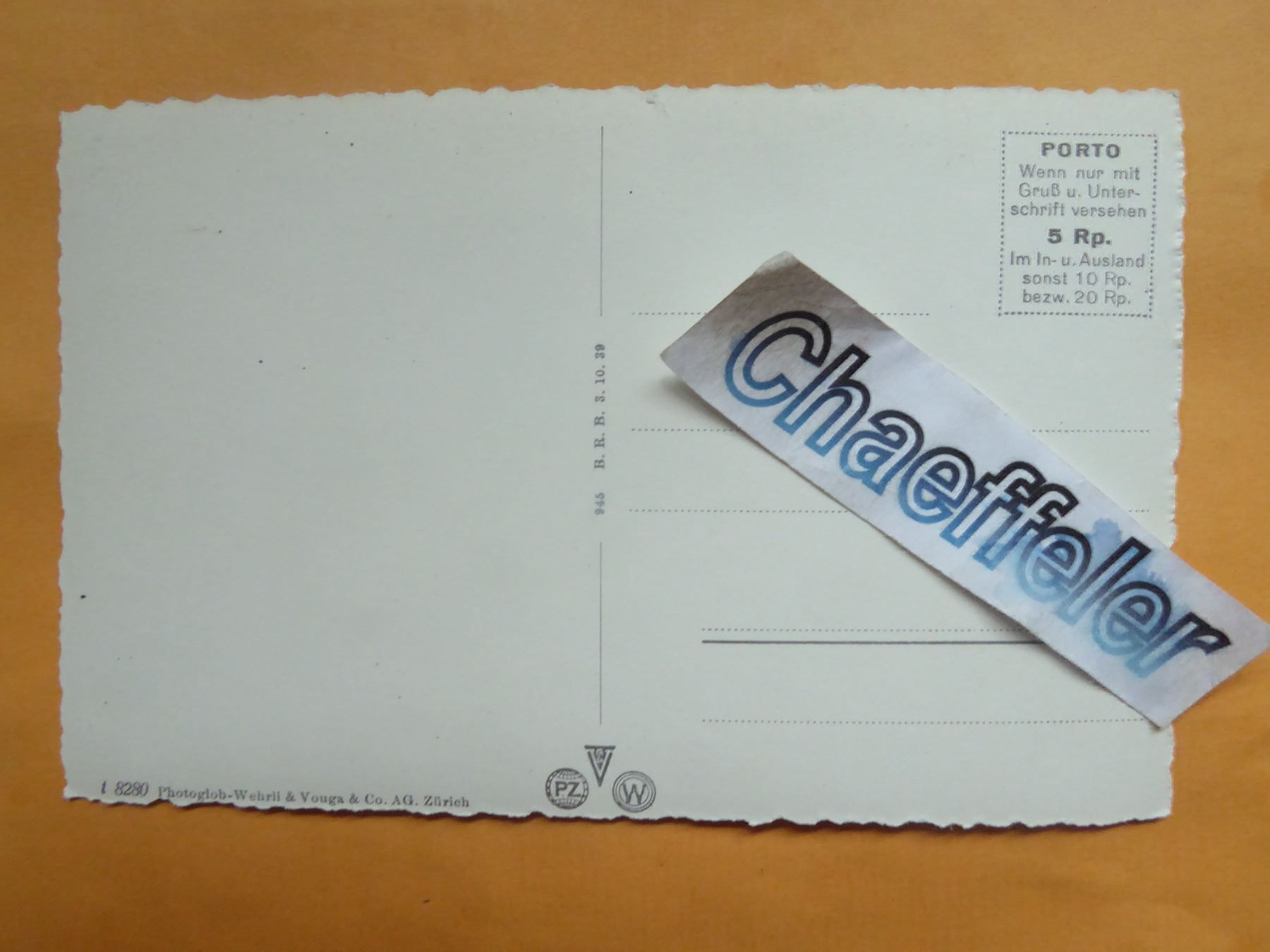 Cartoline postali: Schlösschen Beroldingen gegen Untersee – Nuovo (secondo la descrizione) da Zürich venduto da Chaeffeler 1