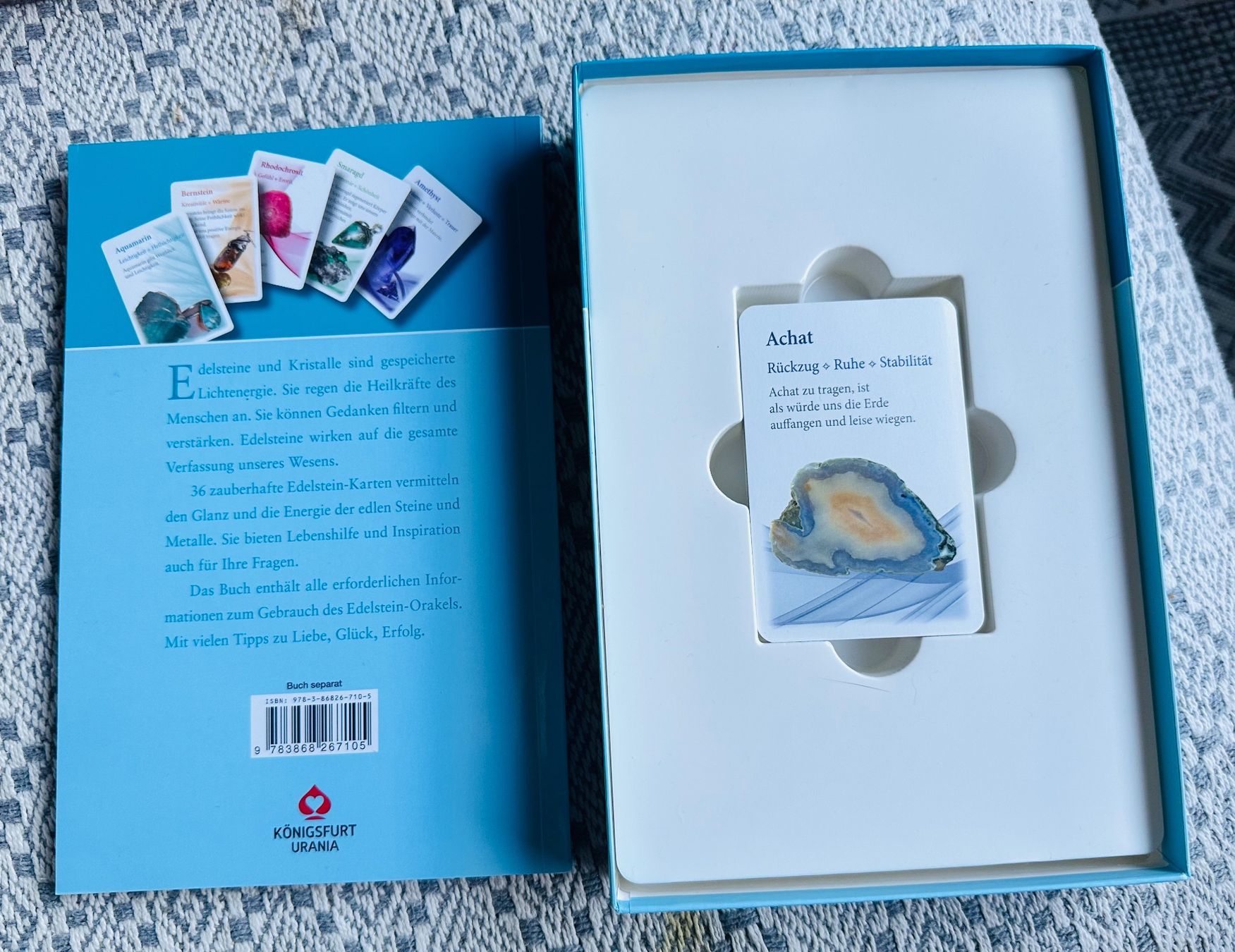 Livres: Edelstein Orakel mit 36 Karten – D'occasion à Muri AG par Shoshana5 1
