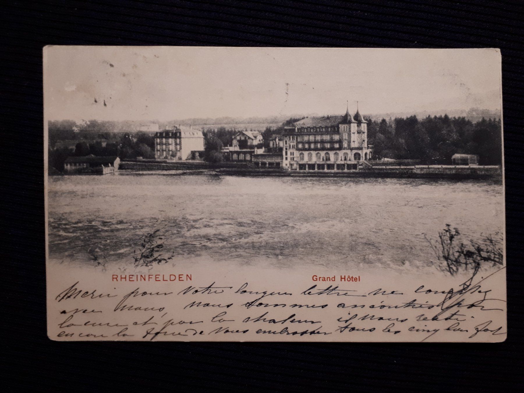 Cartoline postali: RHEINFELDEN 1904 - OHNE MARKE – Usato da Ponto Valentino venduto da giorgia06
