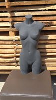 Damen Torso Schaufensterpuppe, 85 hoch, schwarz