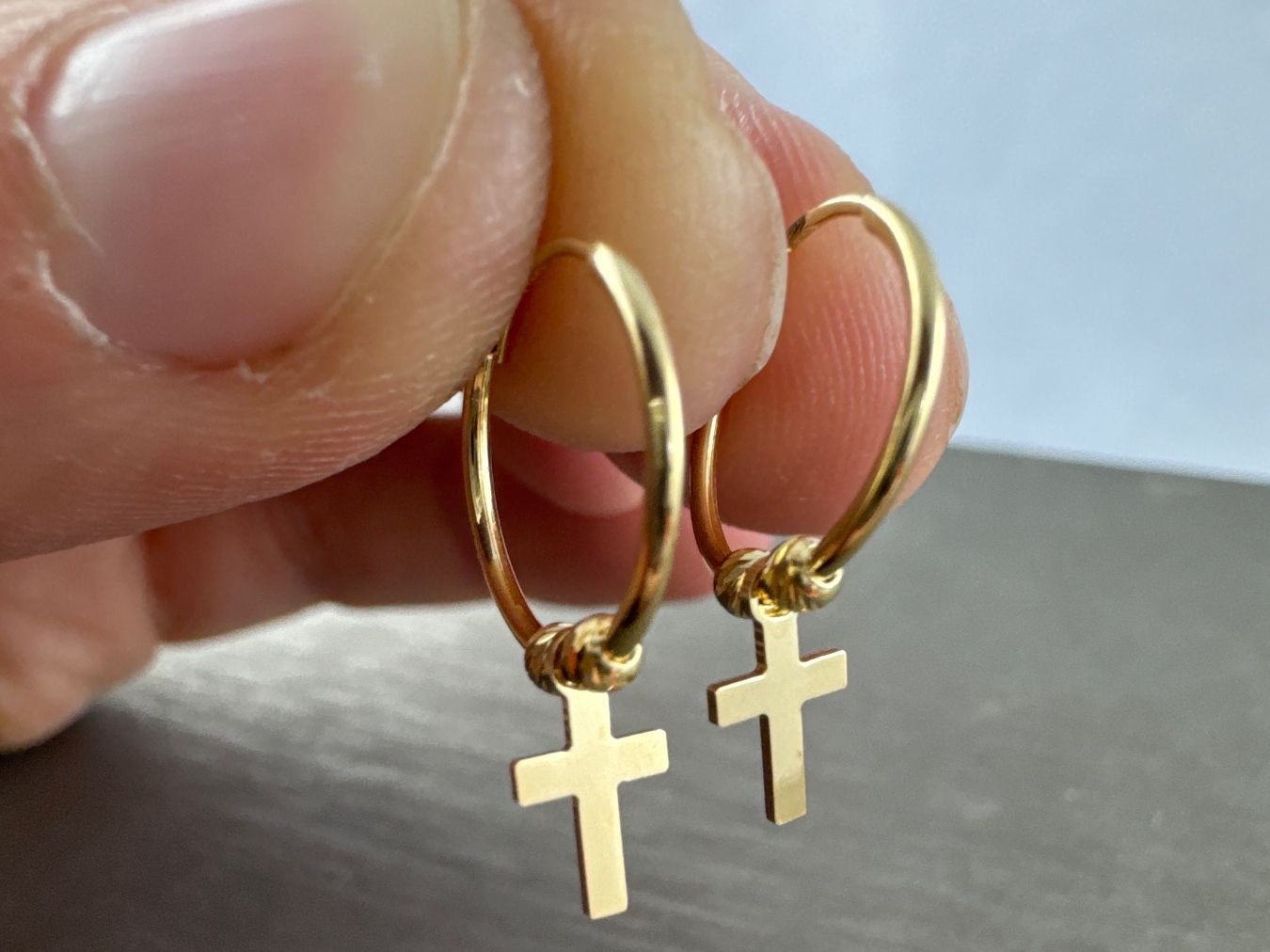 Ohrringe & -stecker: Creolen 750 Gold – Gebraucht aus Niederuzwil von leo_8857