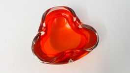 Vintage MURANO Glasschale / Aschenbecher  - Made in Italy
