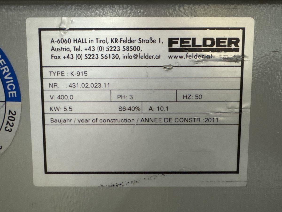 Sägen: Formatkreissäge Felder K915 – Gebraucht aus Windisch von  3