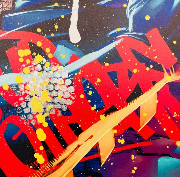 Gemälde: New Popart Mixed Media 100 x 80 Batman – Neu (gemäss Beschreibung) aus Zumikon von nubyan 4