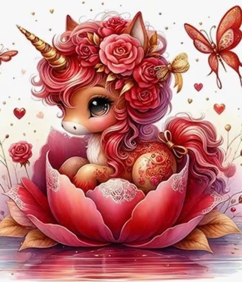 Kit bricolage: Diamond Painting : Einhorn - 4er Set : 4x 20x20cm – Nuovo e nell'imballaggio originale da Teufenthal AG venduto da MeineSchatztruhe 2