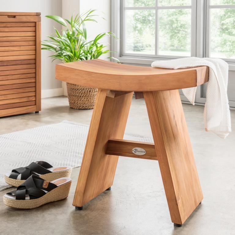 Sgabelli: Beistelltische Spa Hocker Teakholz – Nuovo e nell'imballaggio originale da Wallenwil venduto da toesstal-vertrieb