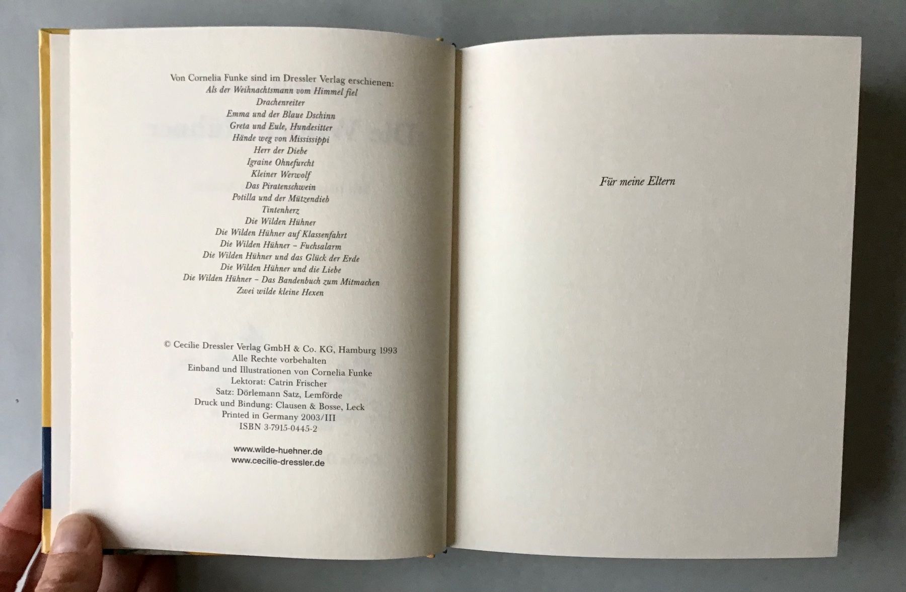 Libri: Die Wilden Hühner - Cornelia Funke – Usato da Bubendorf venduto da Alpenheidi 3