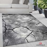 TEPPICH IBIZA 21007 95-GREY, 200x290cm
