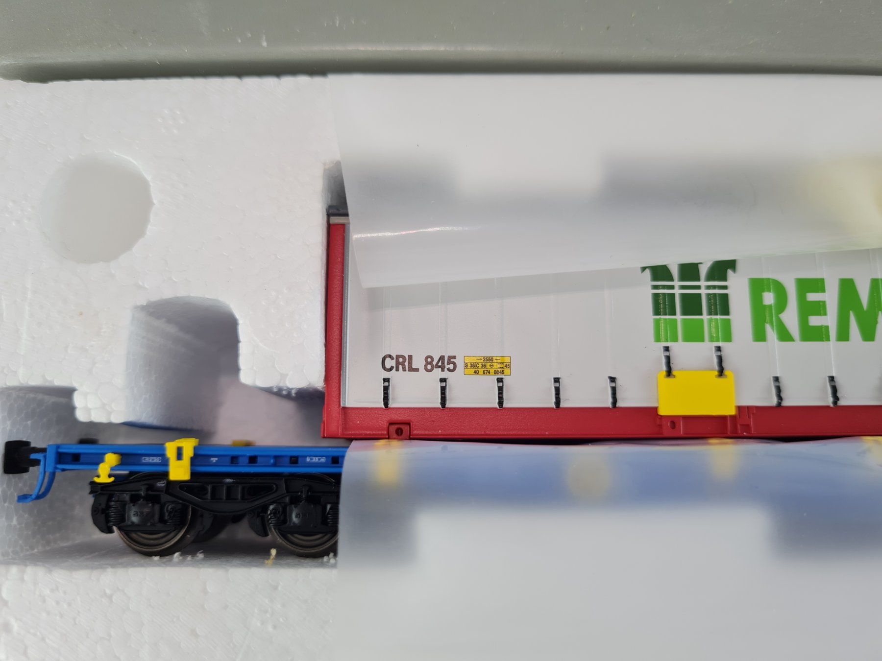 LS Models Modelleisenbahnen: LS Models 36060-2 Containerwagen REMACON H0 1:87 – Neu (gemäss Beschreibung) aus Blumenstein von  2