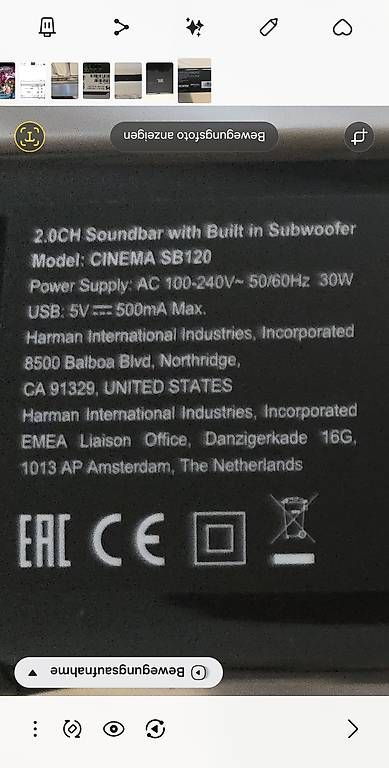 Casse acustiche: Soundbar  – Usato da bischofszell venduto da Namib 2