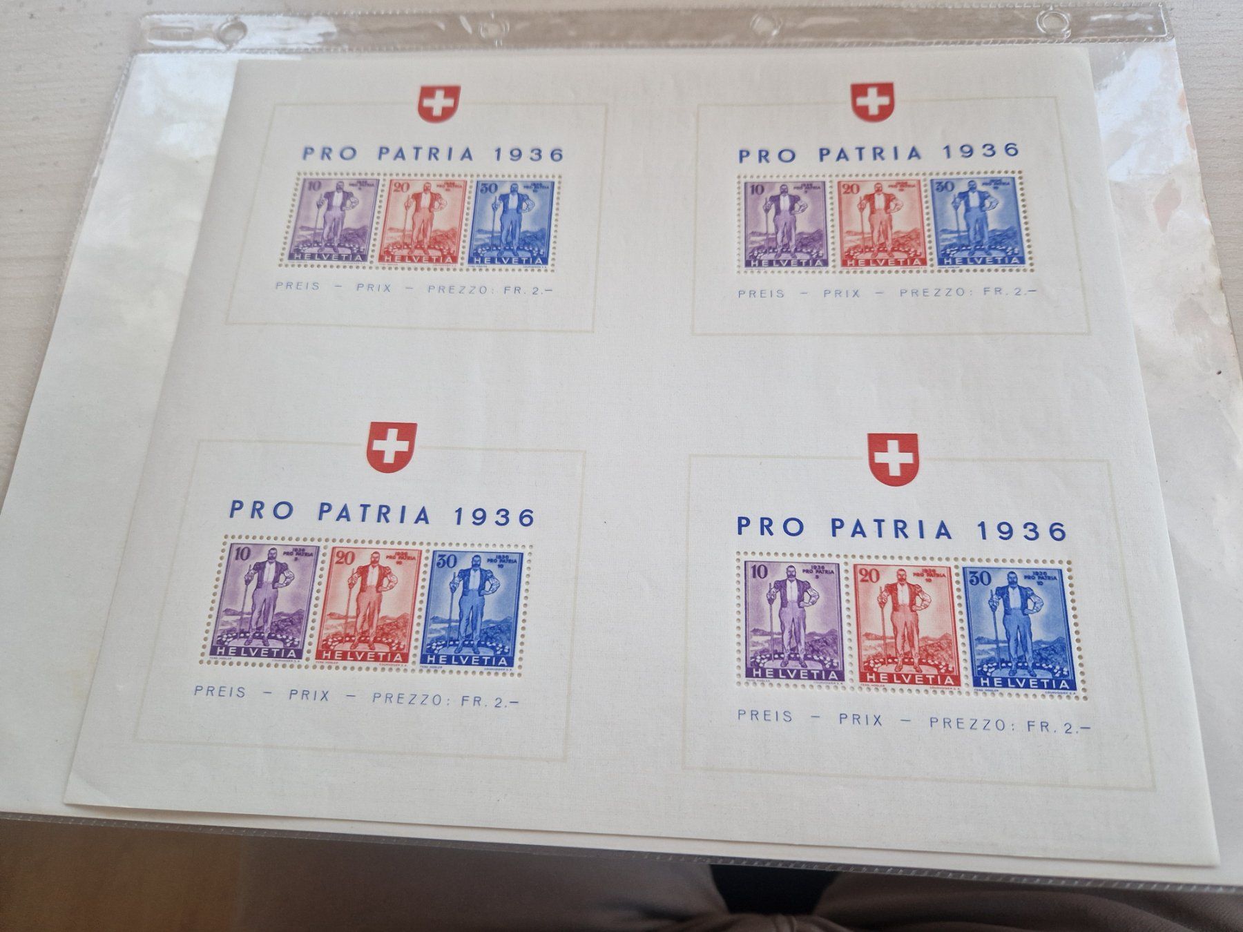 Alle Briefmarken: PP Blockbogen, postfrisch**, ab 1.- – Gebraucht aus Burgdorf von Glossy01