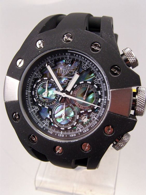 Montre Invicta S1 Rally Chrono - Boîtier Acier Inoxydable 48mm, Bracelet Cuir Marron - Neuve Avec étiquettes