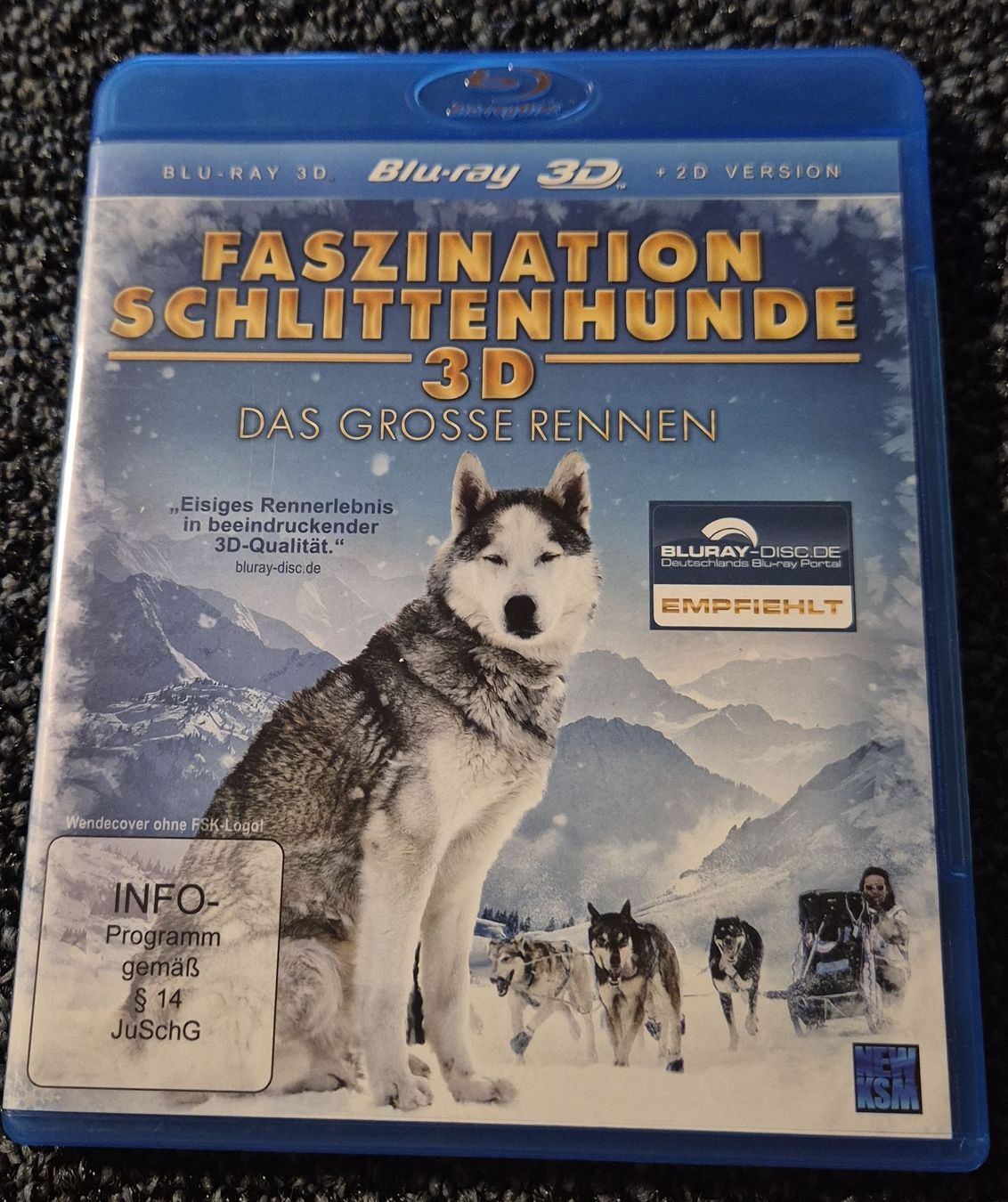 Tutti i DVDs: Faszination Schlittenhunde 3D Blu-ray – Usato da Ruswil venduto da jan_bxl5
