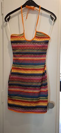 Sommerkleid Shein bunt gestrickt 
