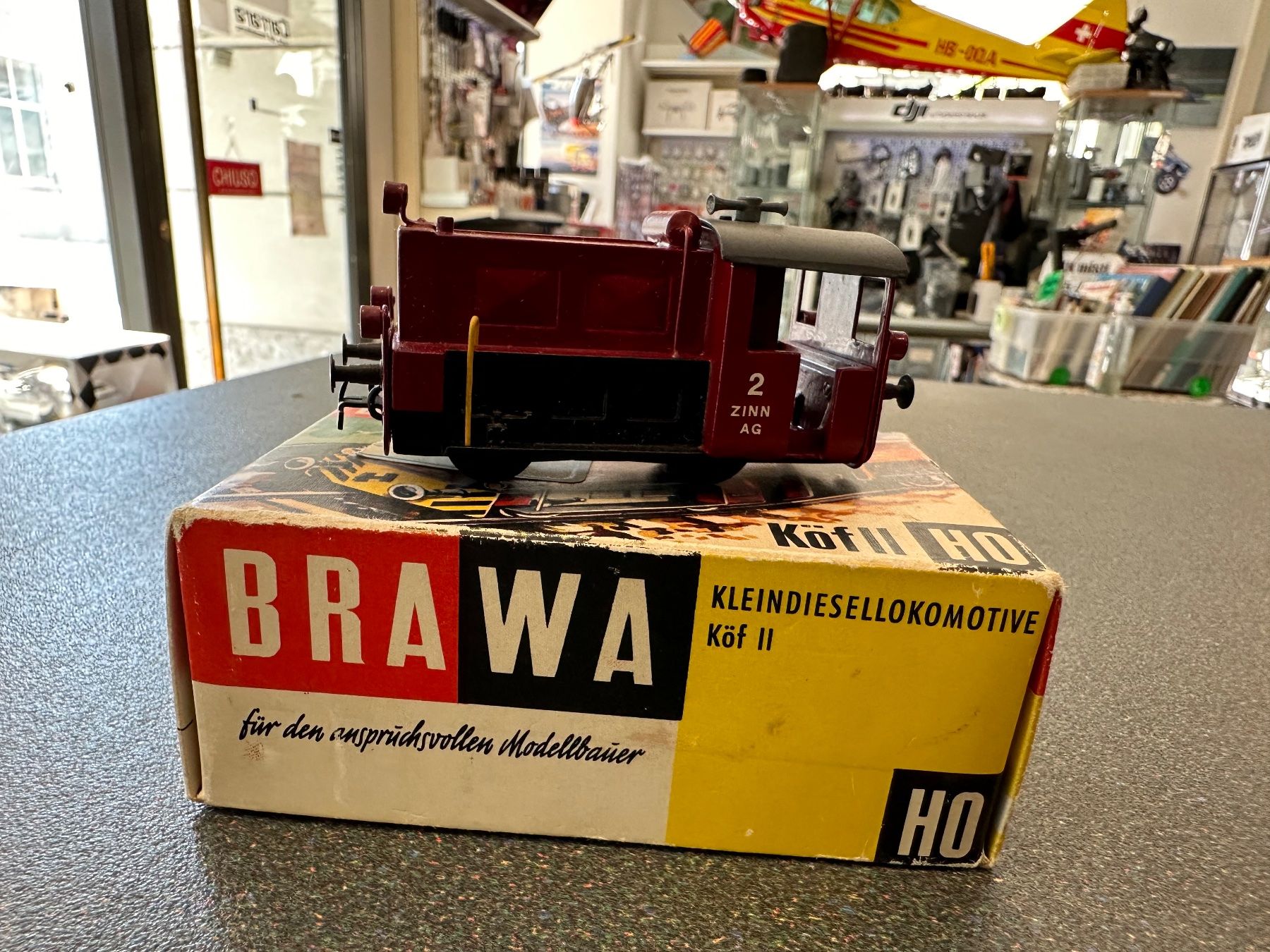 Brawa Modellini di ferrovie: Brawa Köf II DC Analog H0 460 – Usato da Chiasso venduto da Carrara-Modellismo