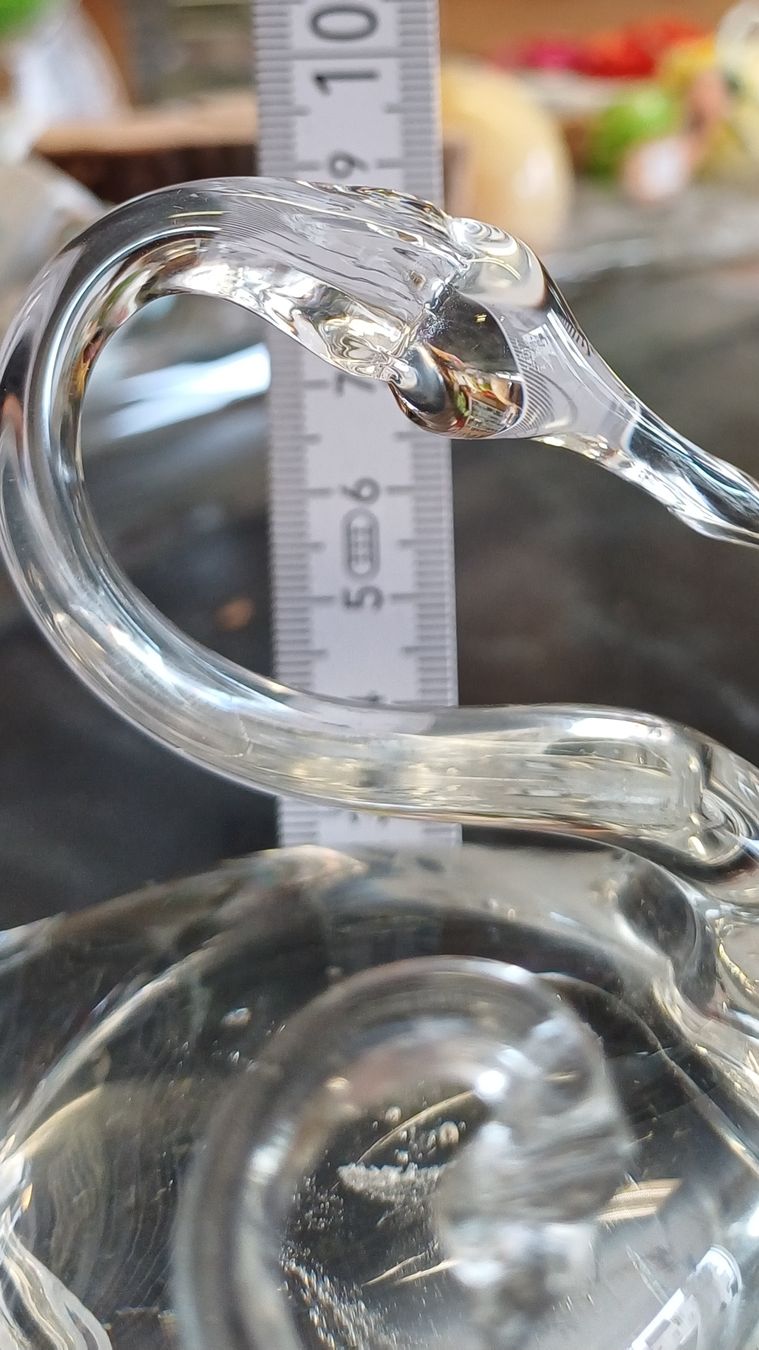 Statuette: Schwan aus Glas – Usato da Merenschwand venduto da Brockinell 7