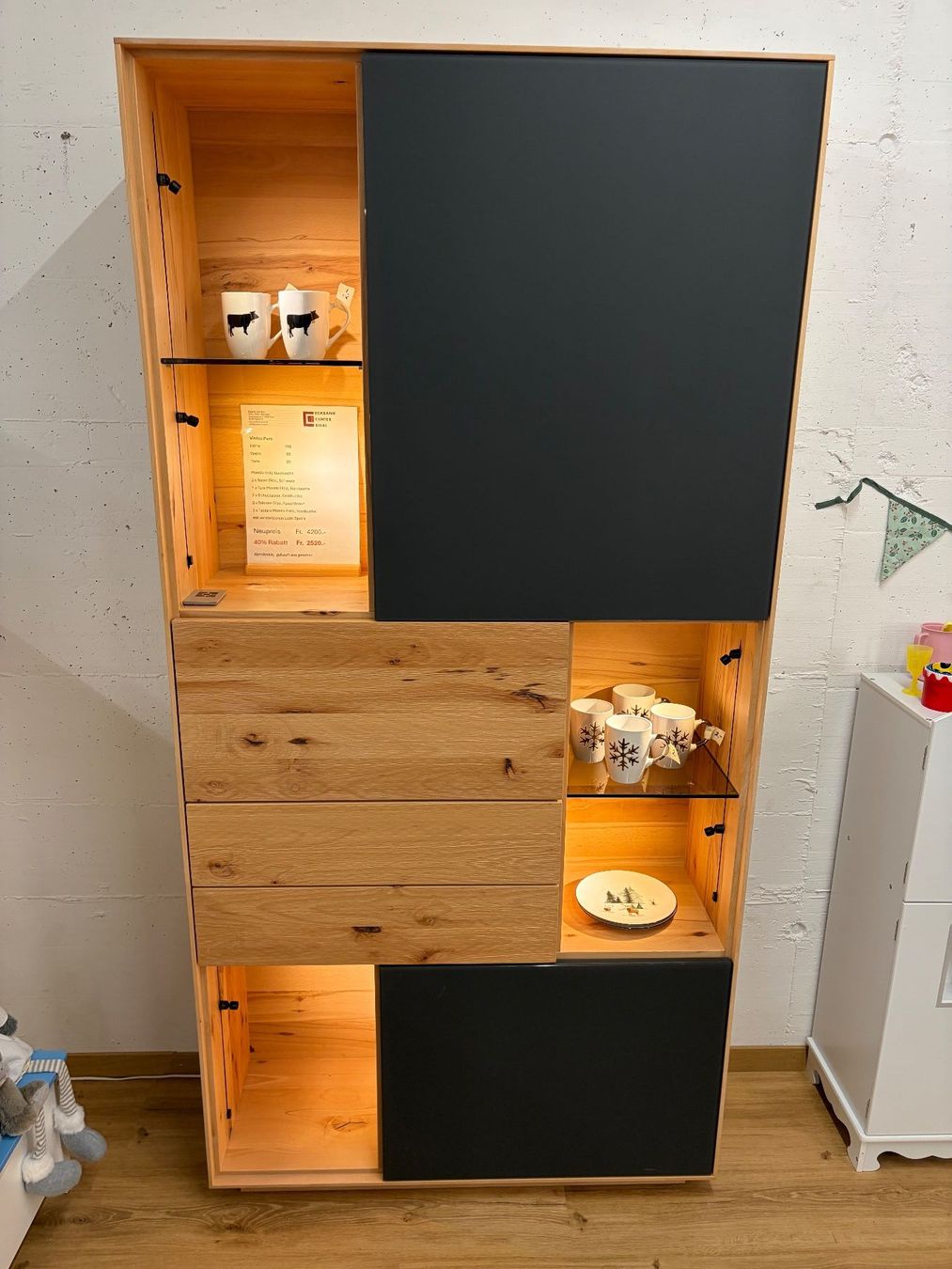 Vetrine: Vitrine neu ab Austellung – Nuovo e nell'imballaggio originale da Cham venduto da Bieri3 2