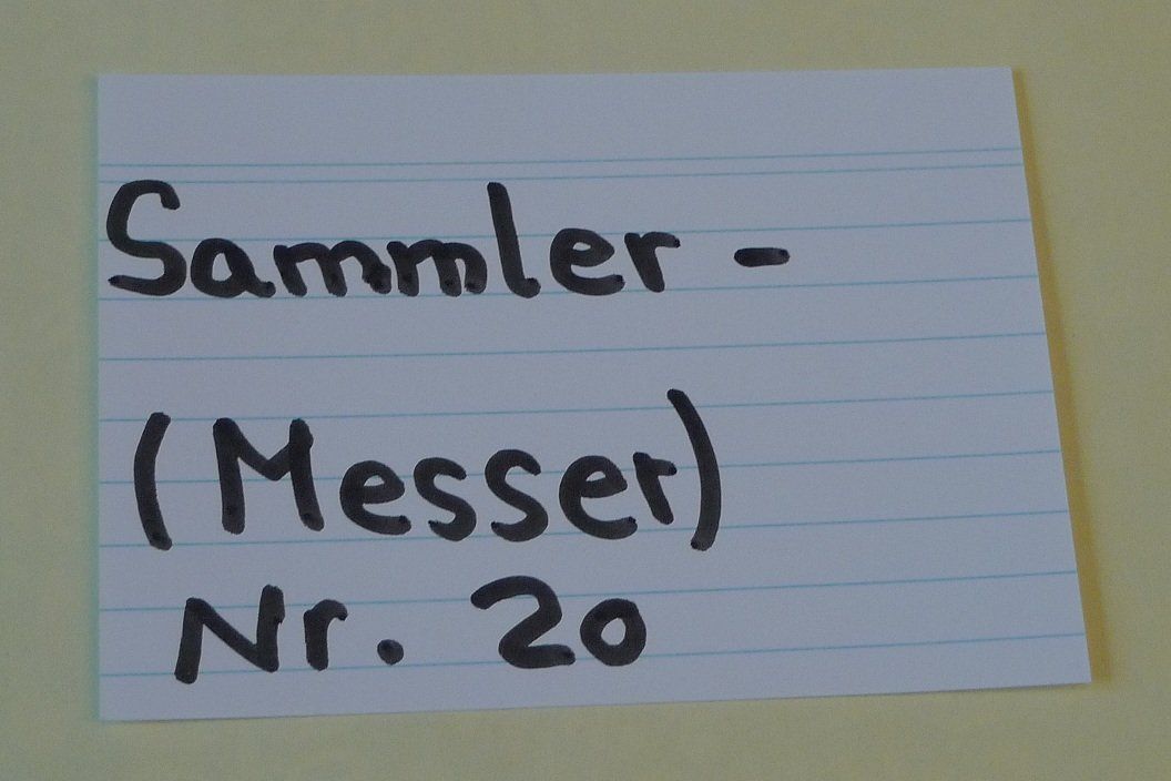 Accessori: Sammler-(Messer) Nr.20 – Usato da Bern venduto da bn1640 4
