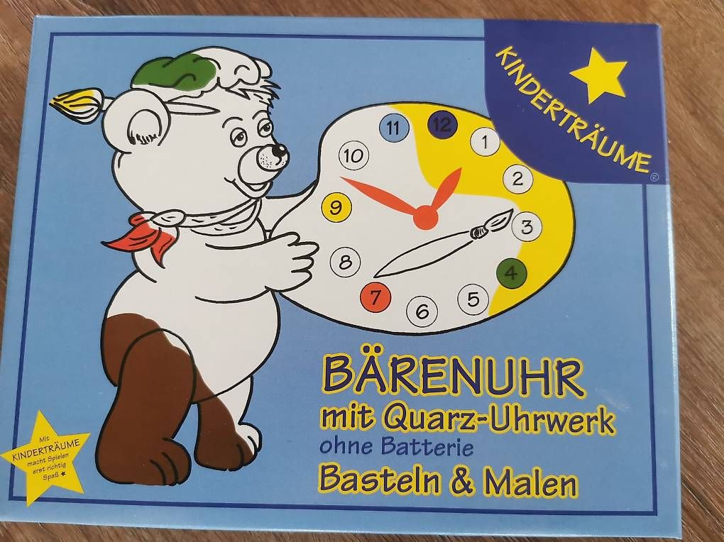 Bastelsets: Bastelbogen Bärenuhr  – Neu und originalverpackt aus Gansingen von Lazaro01