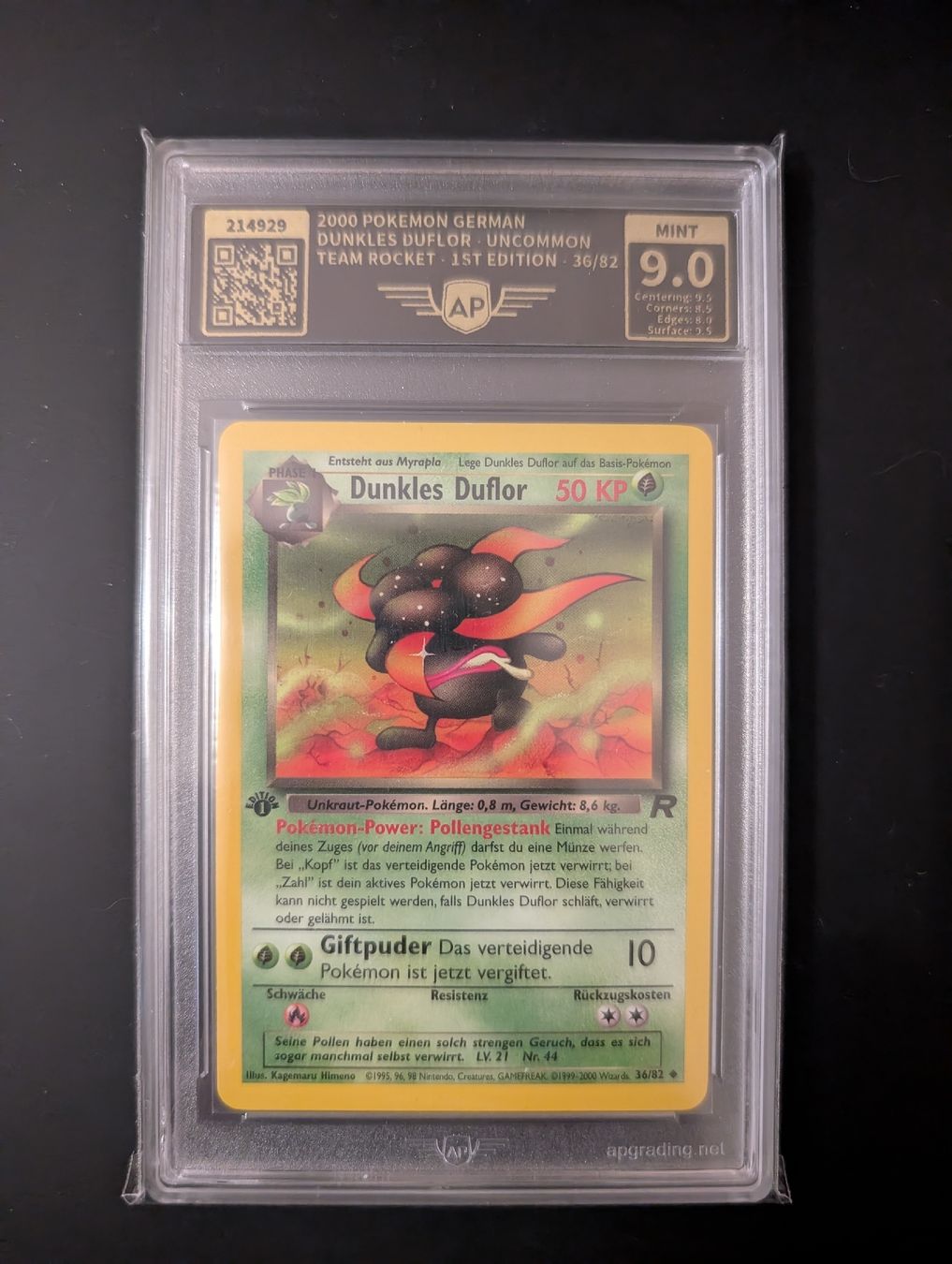Pokémon Carte collezionabili: Dunkles Giflor #36 AP 9 – Usato da Meilen venduto da TheSampler