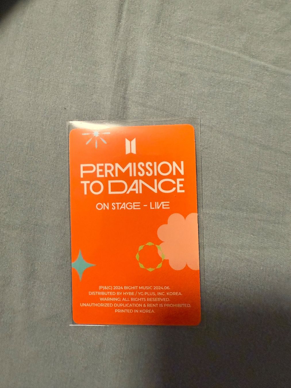 Sammelbilder & Trading cards: BTS J-Hope Permission to Dance – Neu und originalverpackt aus Castel San Pietro von val_rm7 1