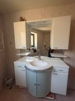 Mobile bagno completo con lavabo, specchio,farettiTattabile