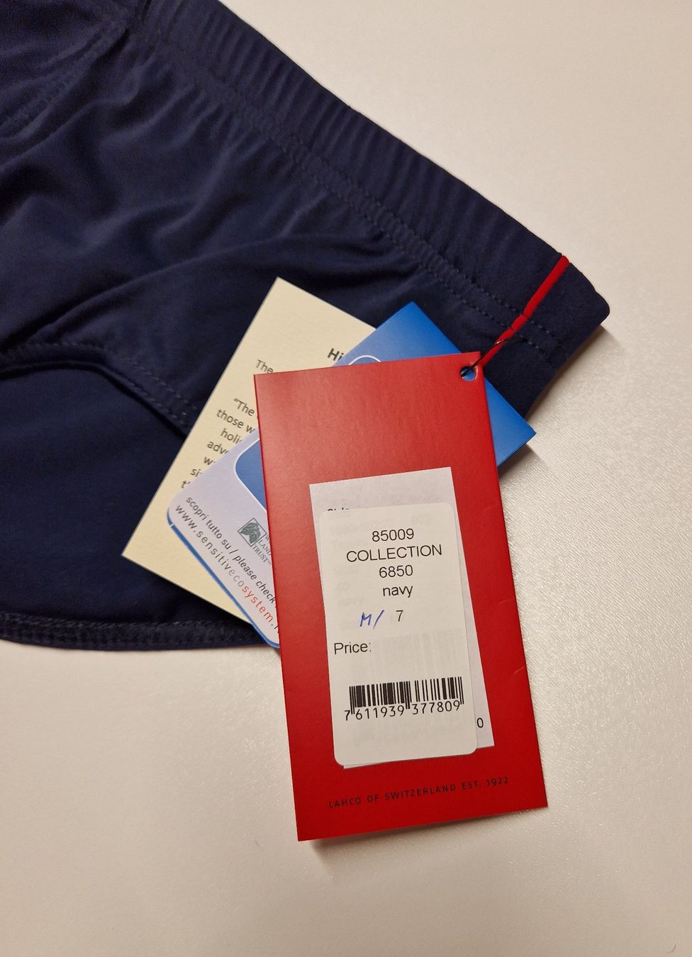 Lahco Costumi da bagno: Badehose Herren M Navy / Rabatt 50% - 70%!!! – Nuovo e nell'imballaggio originale da Braunau venduto da Brand-Store 4
