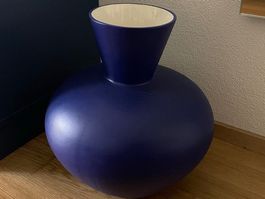 Bodenvase Kugelvase H 35 cm Kobaltblau