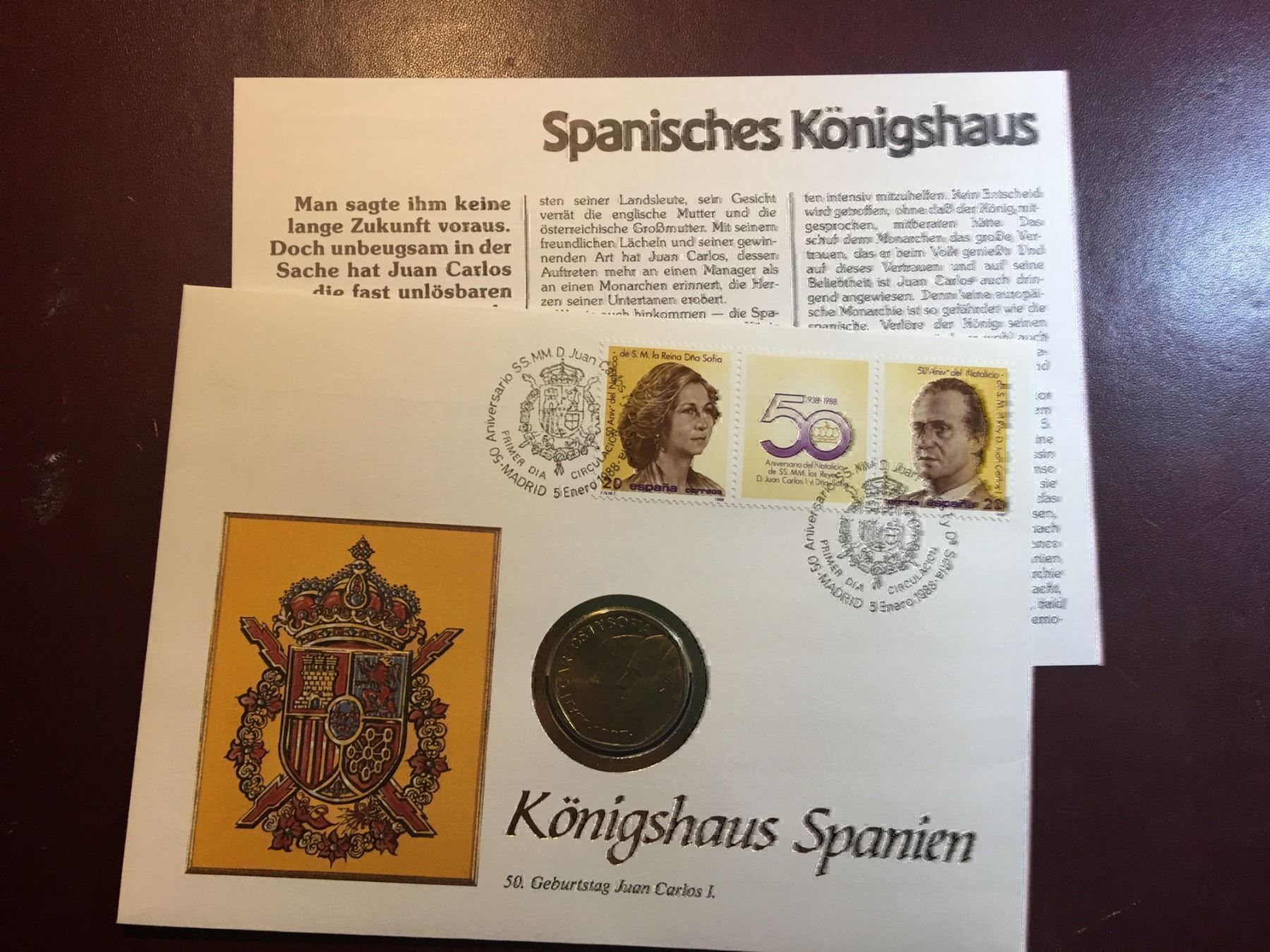 Tutti le monete: Münzbrief / Numisbrief – Nuovo (secondo la descrizione) da Arch venduto da seil819