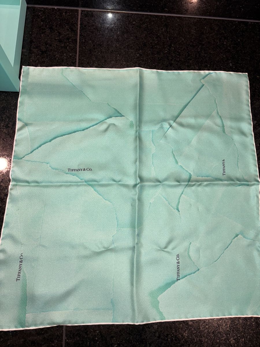 Foulard & Sciarpe: Tiffany & Co Torn Bag Scarf Silk 17IN – Nuovo e nell'imballaggio originale da Zürich venduto da Lee_z8vs 1