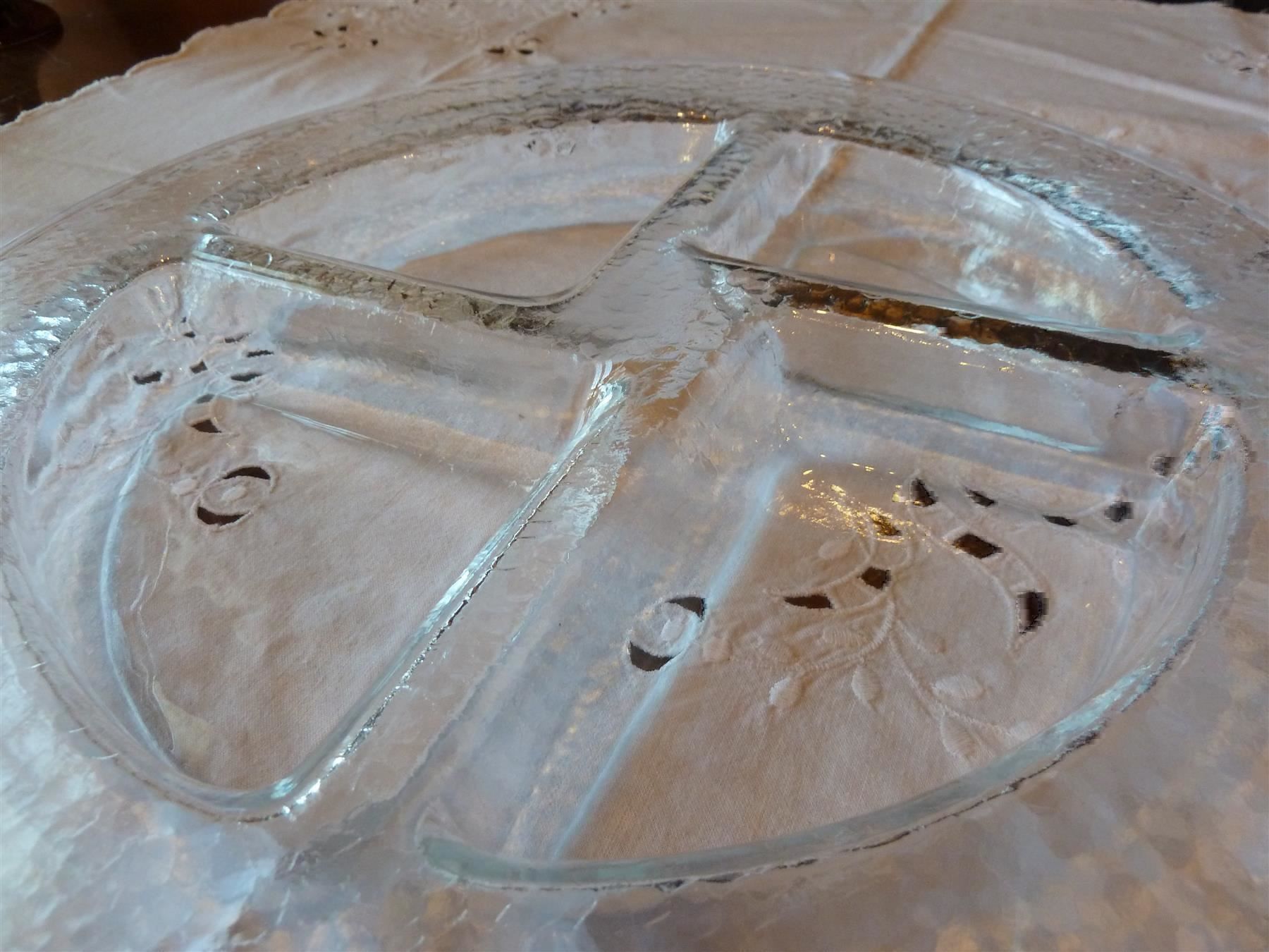 Servierplatten: Glas Schale – Gebraucht aus Bure von 1319 2