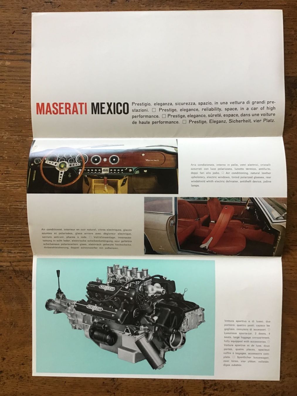 Maserati Documenti: Publicités vintage oldtimer Maserati Mexico – Usato da Fully venduto da Ruby97 3