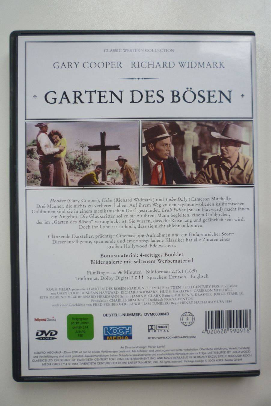 Alle DVDs: Garten des Bösen - Klassiker 1954 - Gary Cooper, Widmark – Gebraucht aus Münchenstein von antares09 1