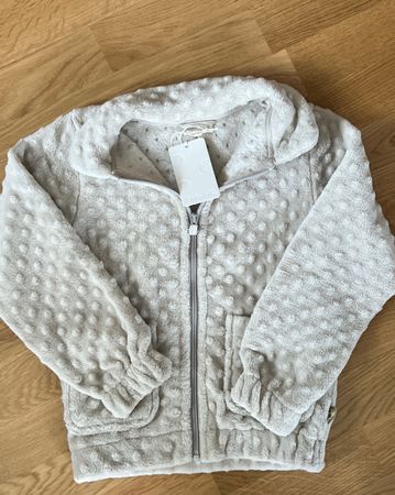 POMPdeLUX Fleece Jacke 122/128 beige - NEU