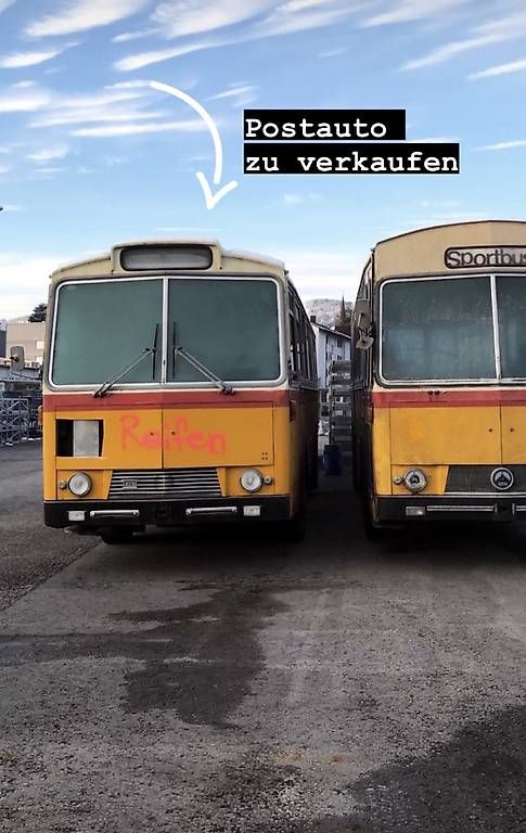 Saurer Accessori per altri veicoli: Postauto Saurer für Bistro | Tiny House | Quartierstreff – Usato da Altstätten SG venduto da Bubblin