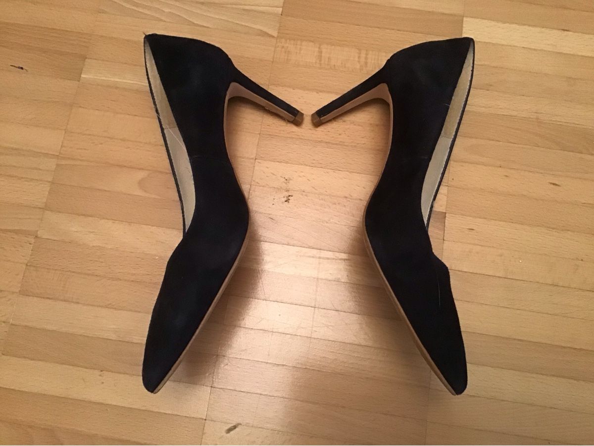 Damenschuhe: Pumps in Wildleder dunkelblau – Gebraucht aus Dübendorf von NissanCC 1