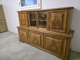 Buffet Schrank Holz furniert Glasfronten guter Zustand