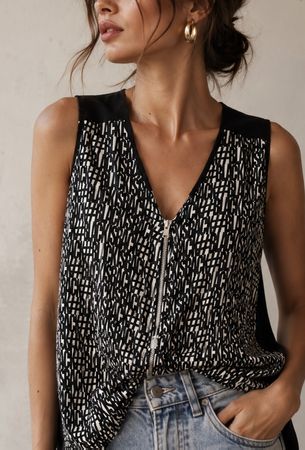 The Kooples Sport Seidentop - Gr. S
