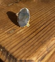Ring mit Moosachat
