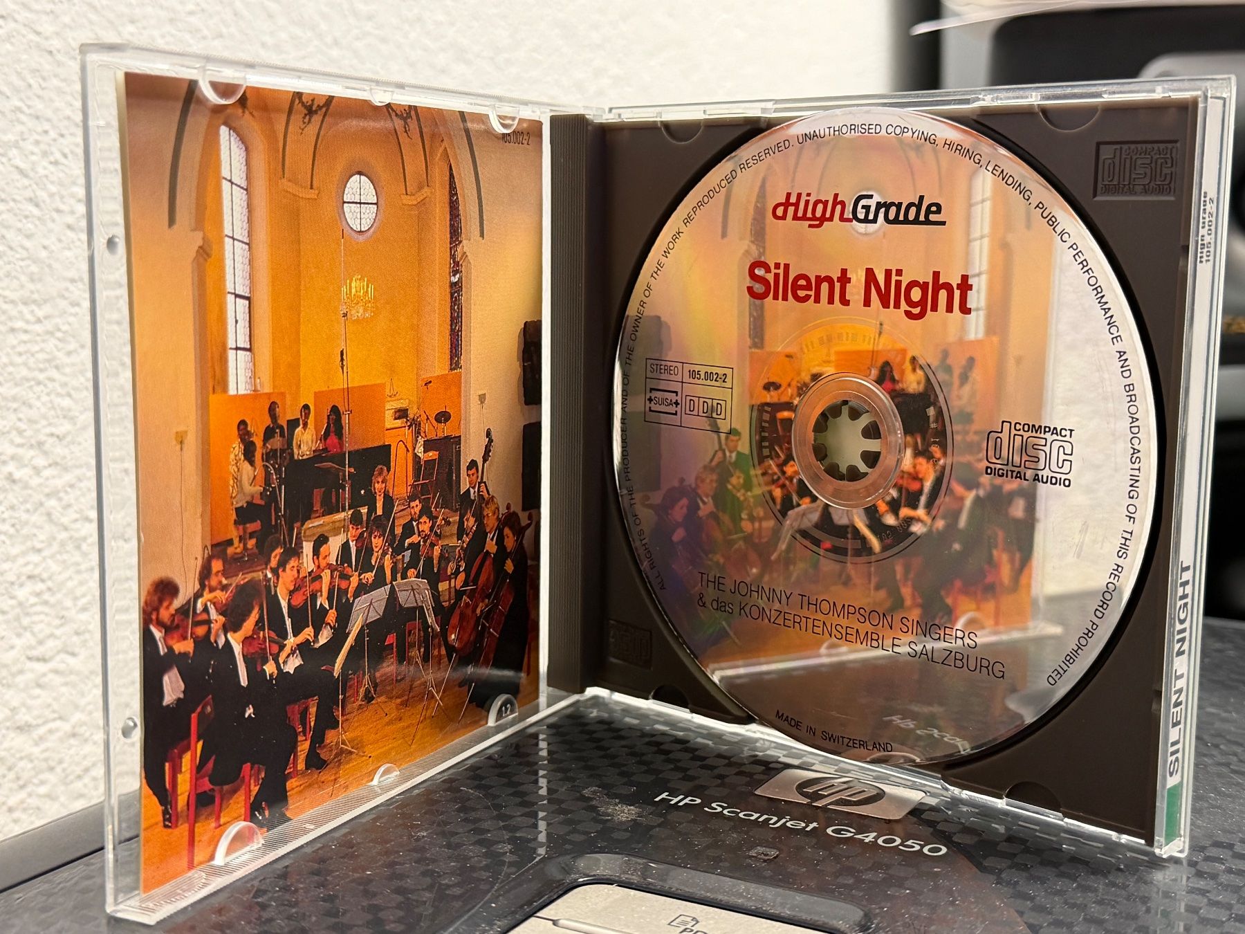 CD: The Johnny Thompson Singers - Silent Night - HG41A – Usato da Küsnacht ZH venduto da pdproject 2